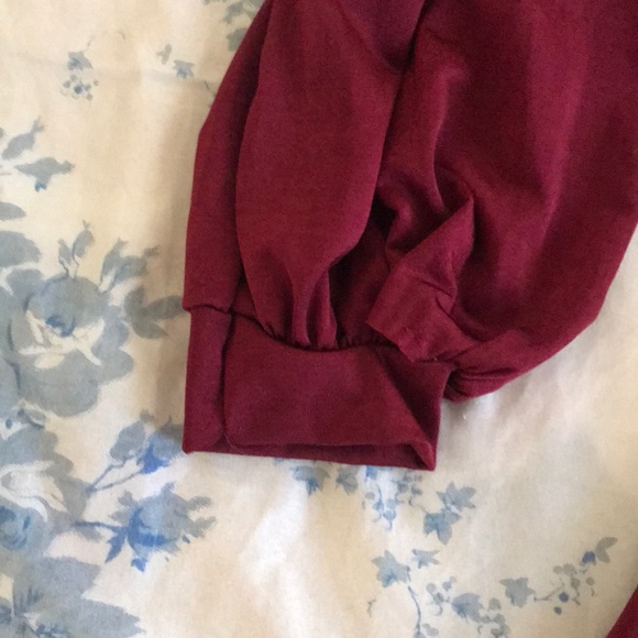 Burgundy Jumpsuit - Picture 4 of 4